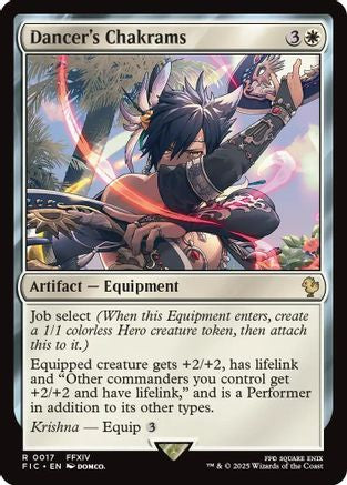 Image of Dancer's Chakrams (Surge Foil) [FINAL FANTASY Commander]
