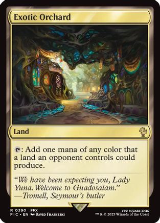 Image of Exotic Orchard (Surge Foil) [FINAL FANTASY Commander]