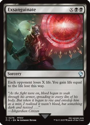 Image of Exsanguinate (Surge Foil) [FINAL FANTASY Commander]