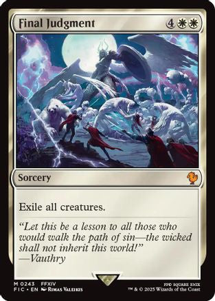 Image of Final Judgment (Surge Foil) [FINAL FANTASY Commander]