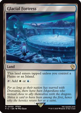 Image of Glacial Fortress (Surge Foil) [FINAL FANTASY Commander]