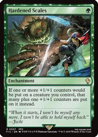 Image of Hardened Scales (Surge Foil) [FINAL FANTASY Commander]