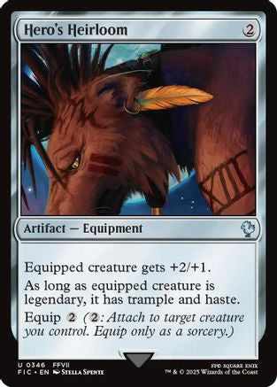 Image of Hero's Heirloom (Surge Foil) [FINAL FANTASY Commander]