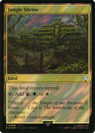 Image of Jungle Shrine (Surge Foil) [FINAL FANTASY Commander]