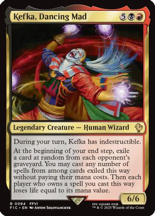 Image of Kefka, Dancing Mad (Surge Foil) [FINAL FANTASY Commander]