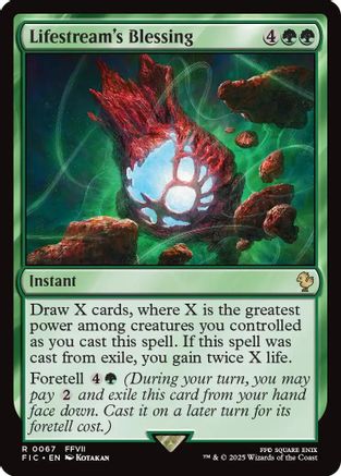 Image of Lifestream's Blessing (Surge Foil) [FINAL FANTASY Commander]