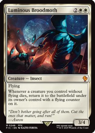 Image of Luminous Broodmoth (Surge Foil) [FINAL FANTASY Commander]