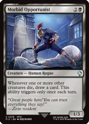 Image of Morbid Opportunist (Surge Foil) [FINAL FANTASY Commander]