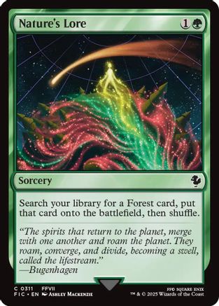 Image of Nature's Lore (Surge Foil) [FINAL FANTASY Commander]