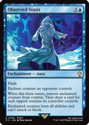Image of Observed Stasis (Surge Foil) [FINAL FANTASY Commander]