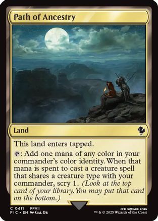 Image of Path of Ancestry (Surge Foil) [FINAL FANTASY Commander]