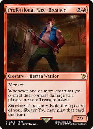 Image of Professional Face-Breaker (Surge Foil) [FINAL FANTASY Commander]