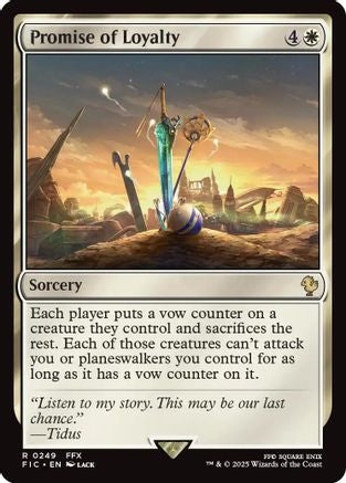 Image of Promise of Loyalty (Surge Foil) [FINAL FANTASY Commander]