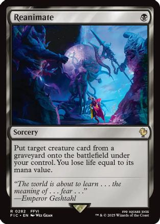 Image of Reanimate (Surge Foil) [FINAL FANTASY Commander]