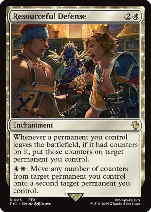 Image of Resourceful Defense (Surge Foil) [FINAL FANTASY Commander]