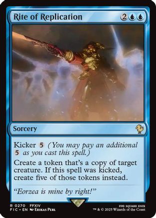 Image of Rite of Replication (Surge Foil) [FINAL FANTASY Commander]