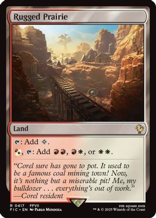 Image of Rugged Prairie (Surge Foil) [FINAL FANTASY Commander]