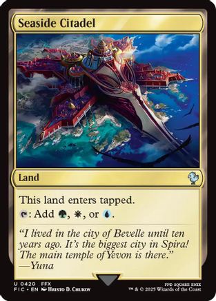 Image of Seaside Citadel (Surge Foil) [FINAL FANTASY Commander]