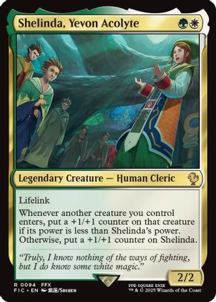 Image of Shelinda, Yevon Acolyte (Surge Foil) [FINAL FANTASY Commander]