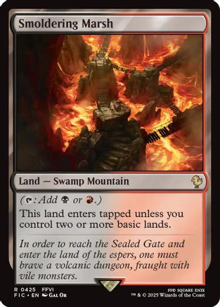 Image of Smoldering Marsh (Surge Foil) [FINAL FANTASY Commander]