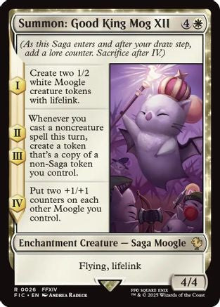 Image of Summon: Good King Mog XII (Surge Foil) [FINAL FANTASY Commander]