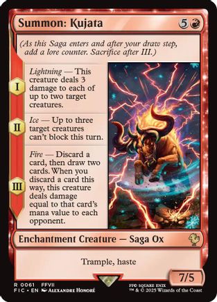 Image of Summon: Kujata (Surge Foil) [FINAL FANTASY Commander]