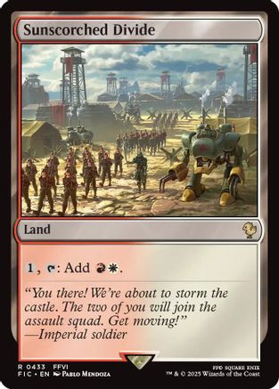 Image of Sunscorched Divide (Surge Foil) [FINAL FANTASY Commander]
