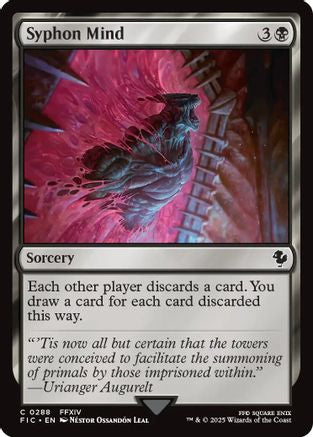 Image of Syphon Mind (Surge Foil) [FINAL FANTASY Commander]