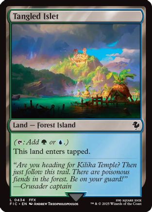 Image of Tangled Islet (Surge Foil) [FINAL FANTASY Commander]