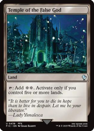 Image of Temple of the False God (Surge Foil) [FINAL FANTASY Commander]