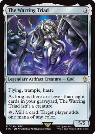 Image of The Warring Triad (Surge Foil) [FINAL FANTASY Commander]