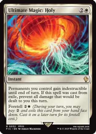 Image of Ultimate Magic: Holy (Surge Foil) [FINAL FANTASY Commander]