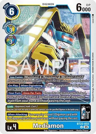 Image of Mediamon [BT22-033] [Cyber Eden]