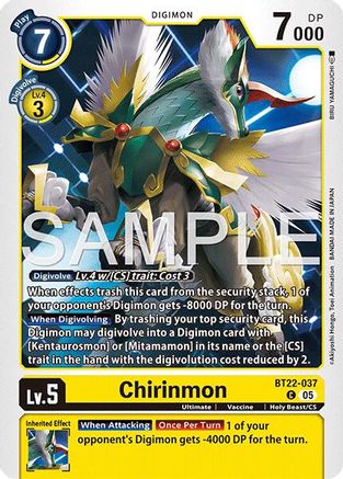 Image of Chirinmon [BT22-037] [Cyber Eden]