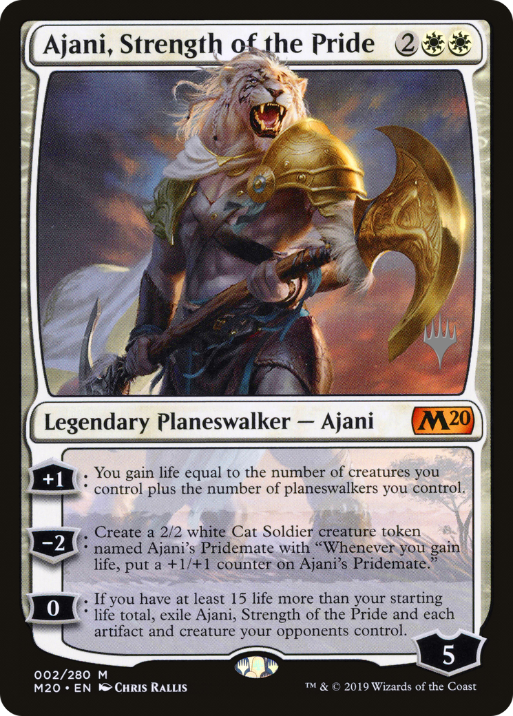 Image of Ajani, Strength of the Pride (Promo Pack) [Core Set 2020 Promos]