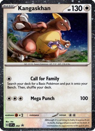Image of Kangaskhan (202) (Cosmos Holo) [Scarlet & Violet: Black Star Promos]