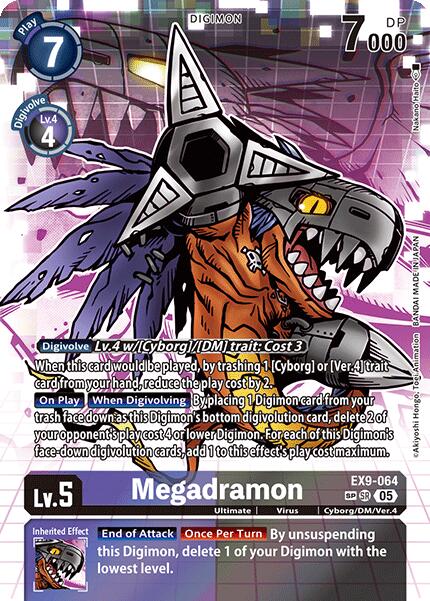 Image of Megadramon [EX9-064] (SP) [Versus Monsters]
