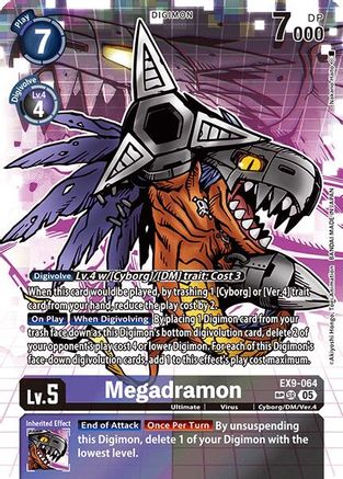 Image of Megadramon [EX9-064] (SP) [Versus Monsters]