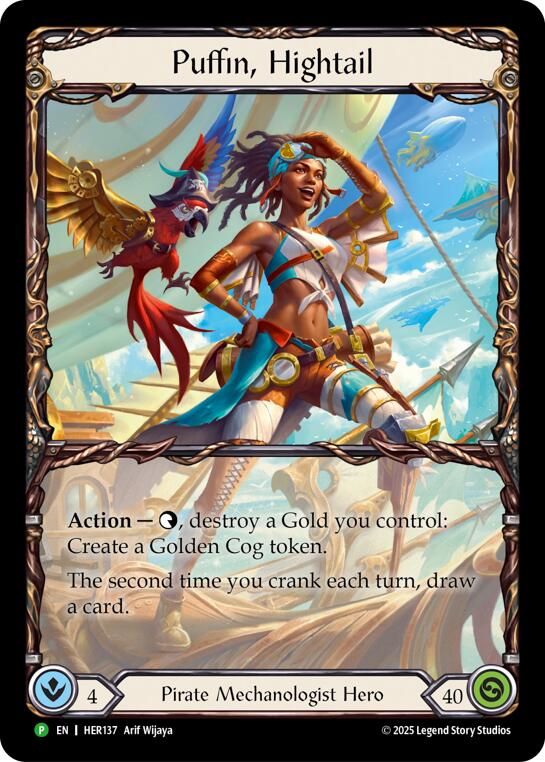 Image of Puffin, Hightail [HER137] (Promo)  Rainbow Foil