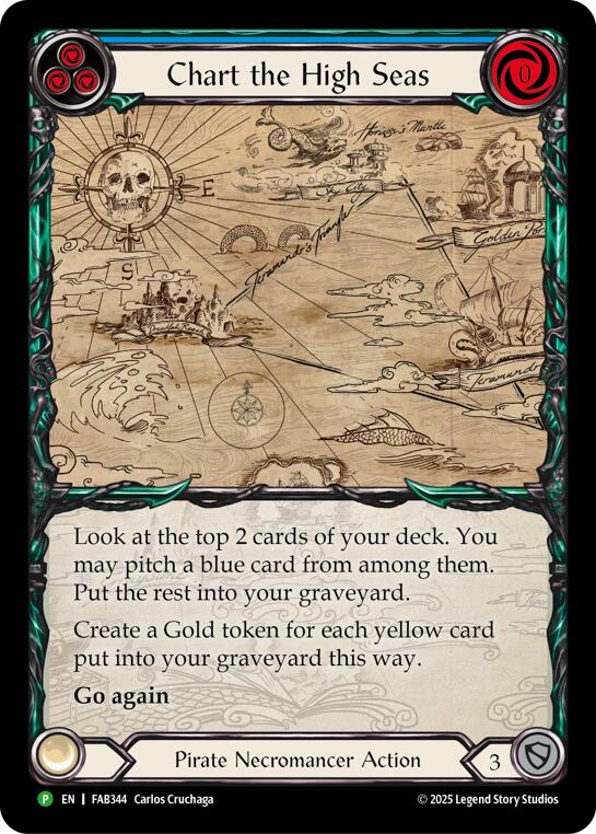 Image of Chart the High Seas [FAB344] (Promo)  Rainbow Foil