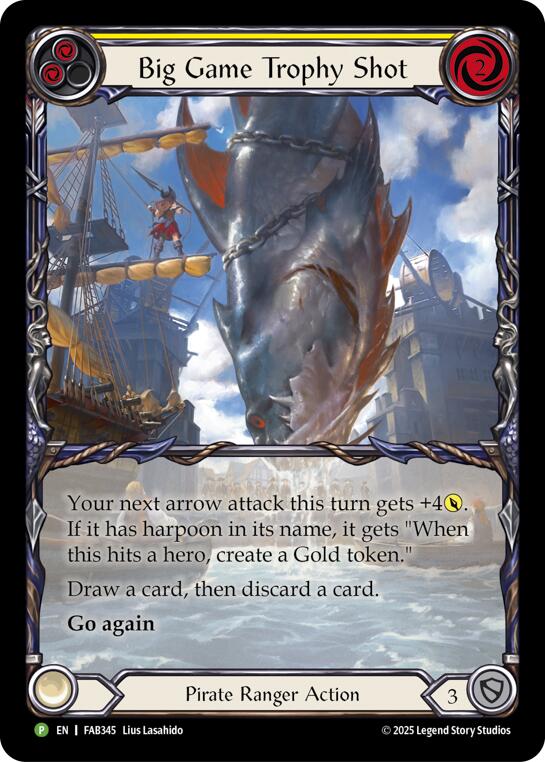 Image of Big Game Trophy Shot [FAB345] (Promo)  Rainbow Foil