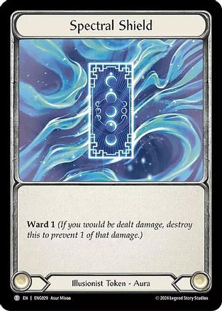 Image of Spectral Shield [ENG029] (Part the Mistveil Enigma Blitz Deck)