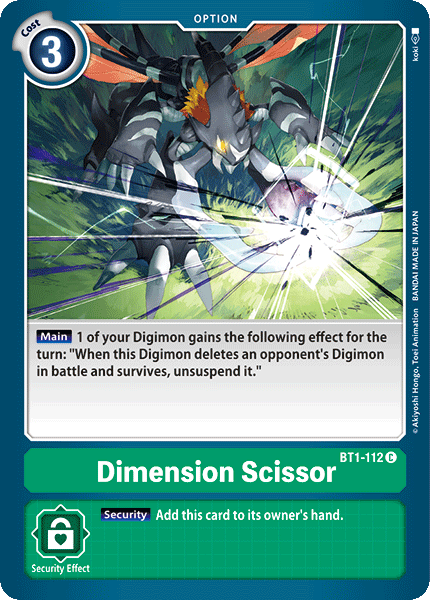 Image of Dimension Scissor [BT1-112] [Release Special Booster Ver.1.0]