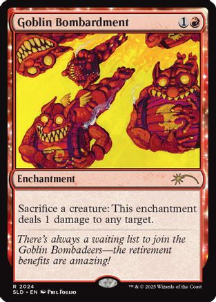 Image of Goblin Bombardment (2024) [Secret Lair Drop Series]