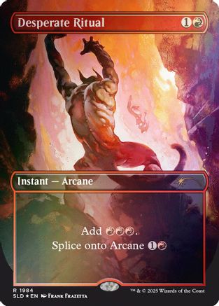 Image of Desperate Ritual (1984) (Rainbow Foil) [Secret Lair Drop Series]