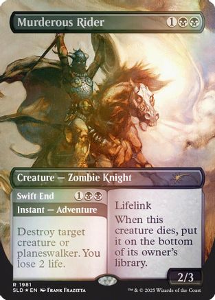 Image of Murderous Rider (1981) (Rainbow Foil) [Secret Lair Drop Series]