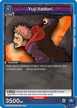 Image of Yuji Itadori (006) (UEX02BT/JJK-2-006) - UEX02BT Jujutsu Kaisen Vol2 Foil