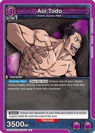 Image of Aoi Todo (UEX02BT/JJK-2-010) - UEX02BT Jujutsu Kaisen Vol2 Foil