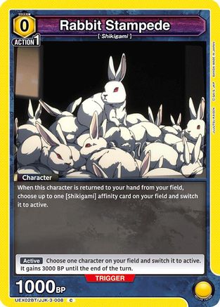 Image of Rabbit Stampede (UEX02BT/JJK-3-008) - UEX02BT Jujutsu Kaisen Vol2