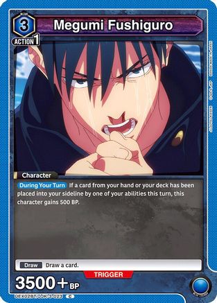 Image of Megumi Fushiguro (023) (UEX02BT/JJK-3-023) - UEX02BT Jujutsu Kaisen Vol2